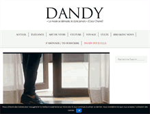 Tablet Screenshot of dandy-magazine.com